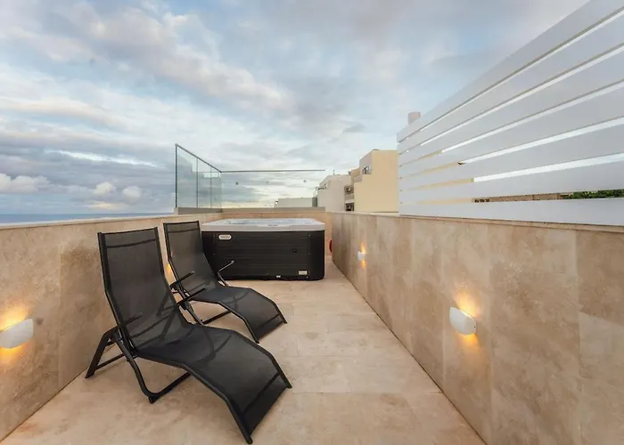New - Only Unit 4 Modern 2-bedroom With Common Heated Jacuzzi By Sf Homes San Ġiljan