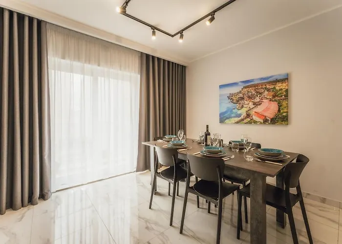 New - Only Unit 4 Modern 2-bedroom With Common Heated Jacuzzi By Sf Homes דירה Saint Julian's